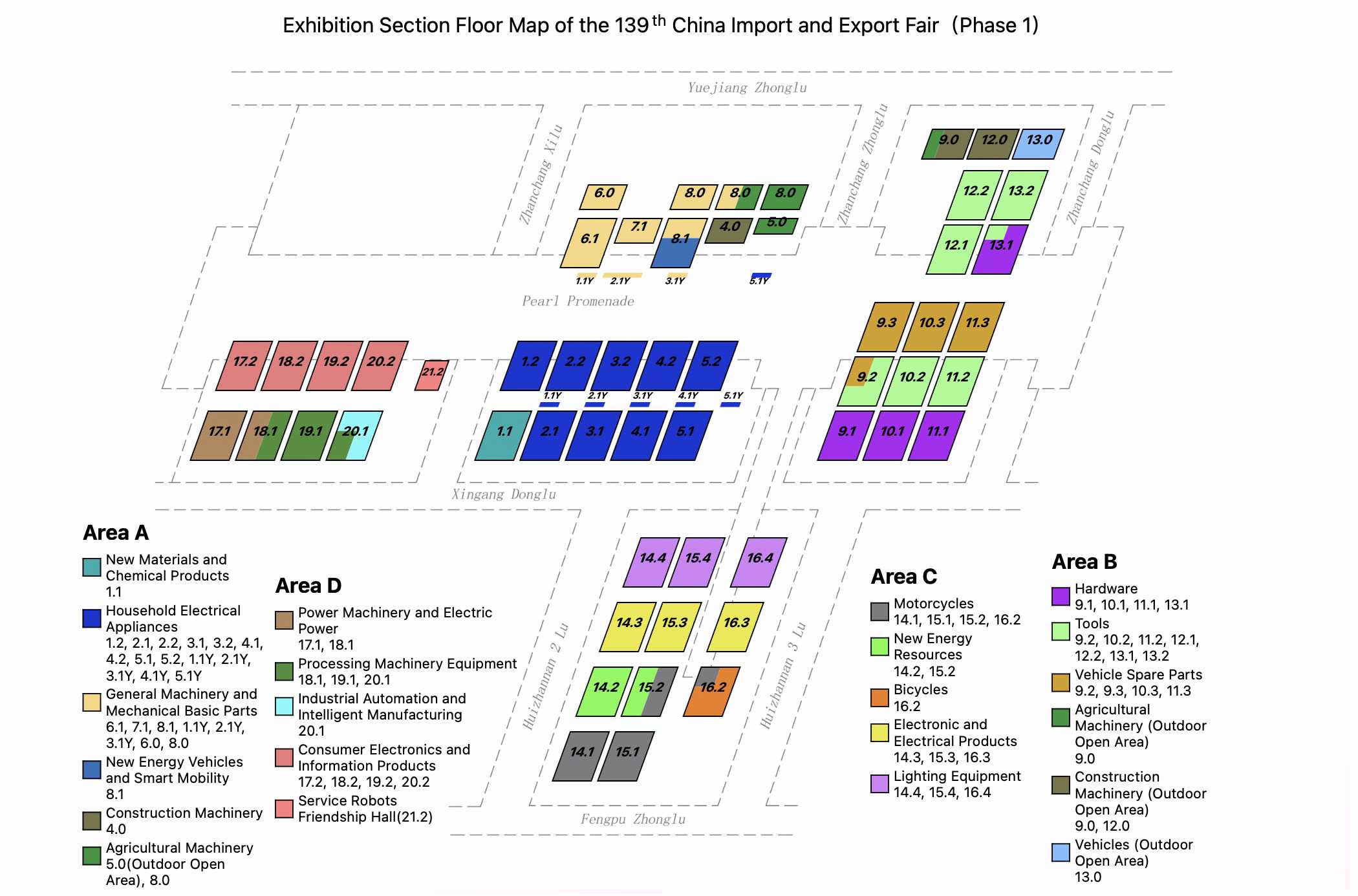 Canton Fair Phase 1 floor plan